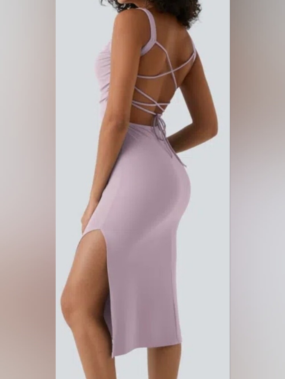Nwt HALARA Strappy Open Tie Back Dress Vaeious Colors/sizes - Picture 7 of 14